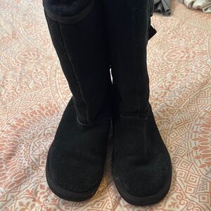 Black Suede Boots